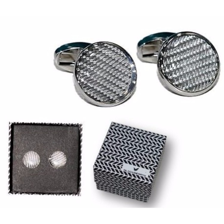 Blackberry Round Cufflink