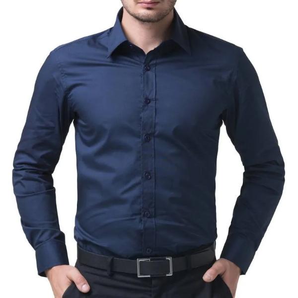 Cantabil Navy Blue Shirt for Mens