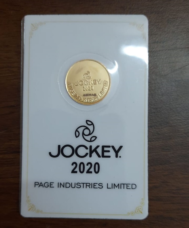 Gold Coin with Company Branding 