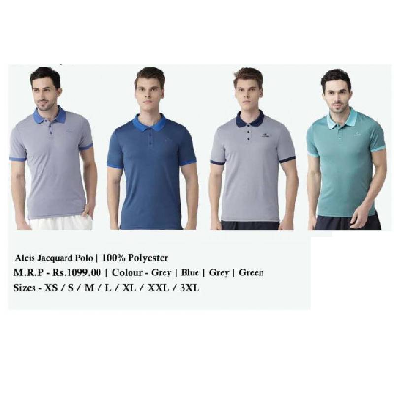 Alcis Jacquard Drytech Polo Shirt