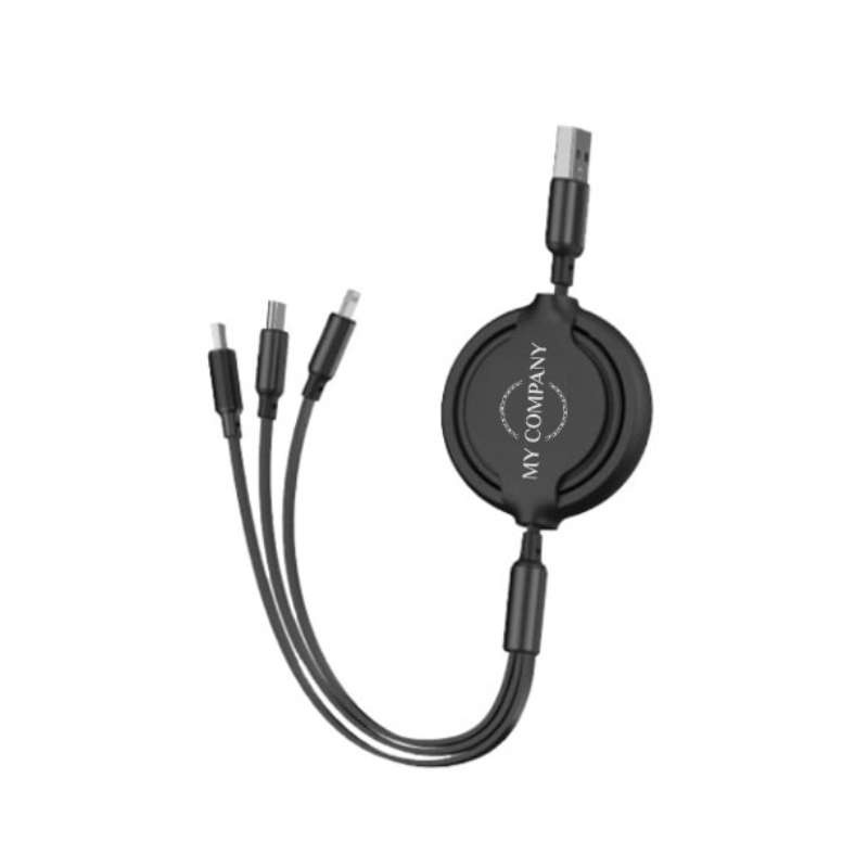 YoYo Retractable 3-Ln-1 Charging Cable