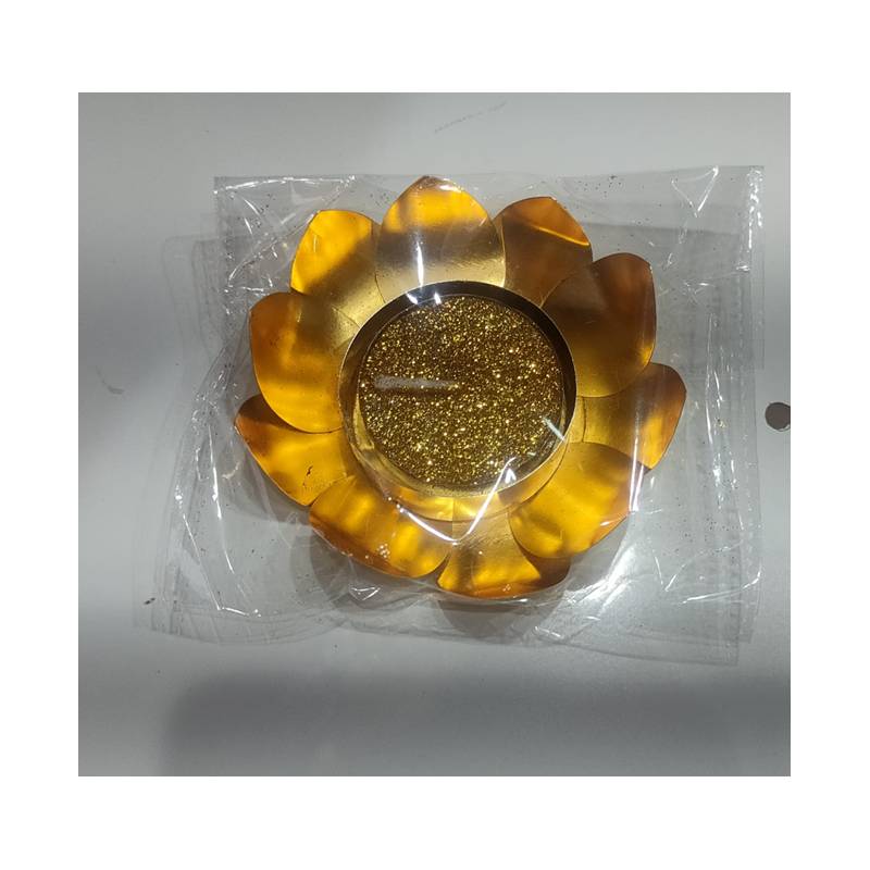 Golden Tea Light Diya