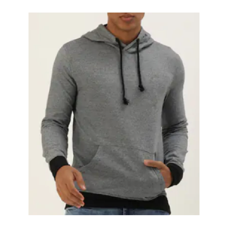 Arise Grey Solid Hoodie