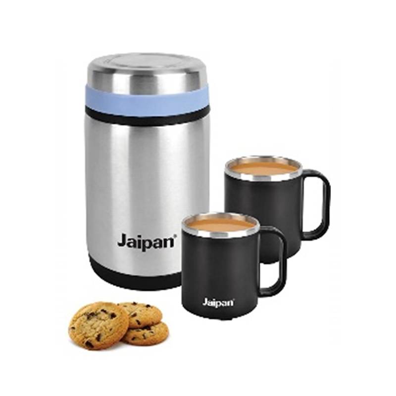 Jaipan Hot Flask with 2 Mug