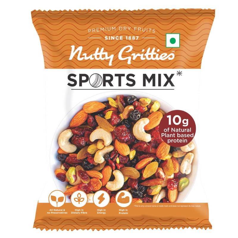 Nutty Gritties Sports Mixed Nuts and Dry Fruit 54g