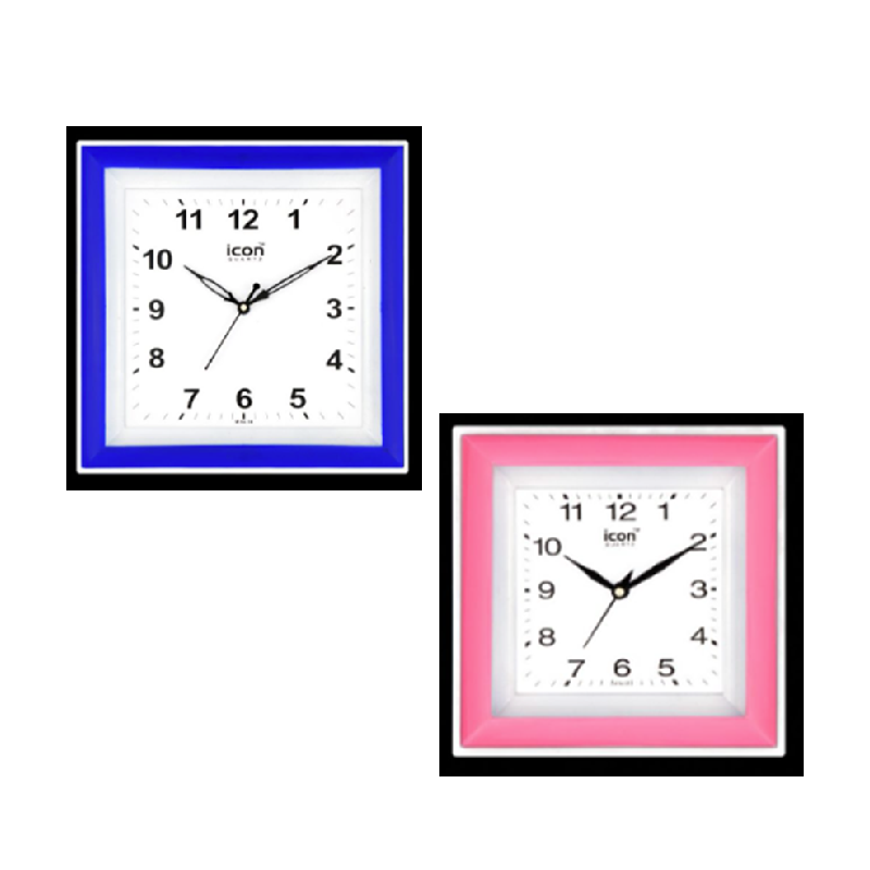 Square Customize Wall Clock - Multicolor