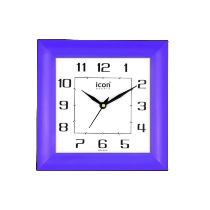 Square customize wall Clock - Model No - I-036