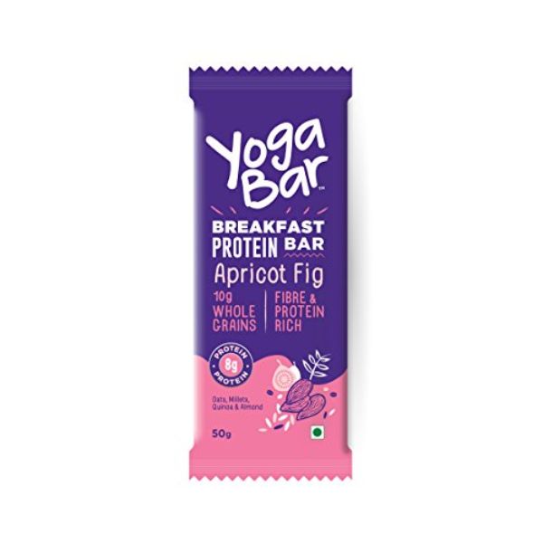 Yogabars Breakfast Protein Bar Apricot and Fig