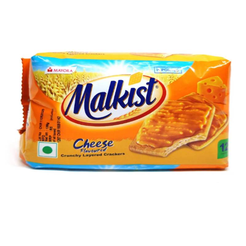 Malkist Crunchy Layer Crackers - Cheese -138g
