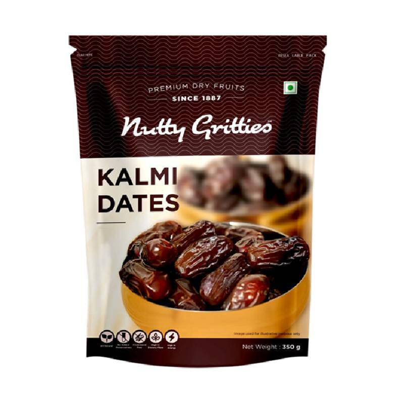 Nutty Gritties Premium Dry Fruits Kalmi Dates- 350gms