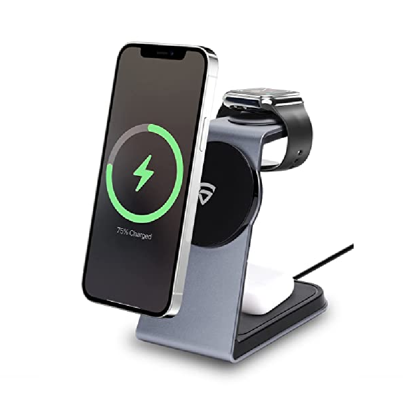 MagFix Arc M1050 3 In 1 23W Mag-Safe Compatible Wireless Charging Stand