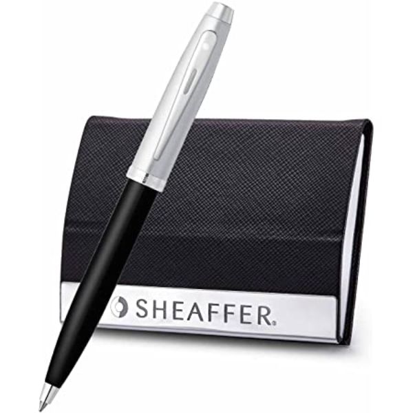 Sheaffer 9313 Ballpoint Pen With Business Card Holder