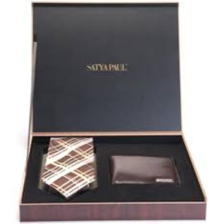 SATYA PAUL - Premium Tie & Wallet  Set