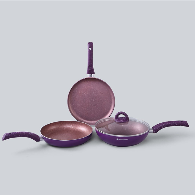 Wonderchef Granite Non-stick Cookware Set