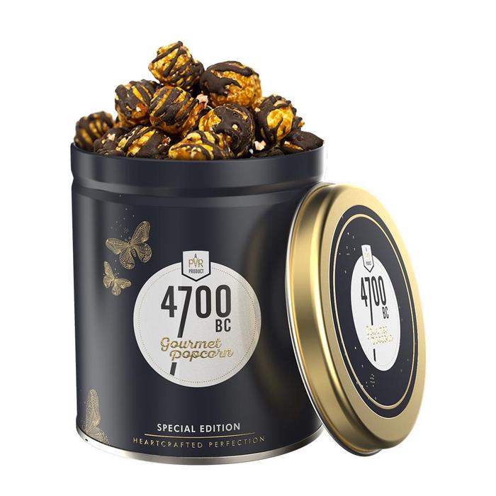 Mocha Walnut Chocolate Popcorn Mini Tin