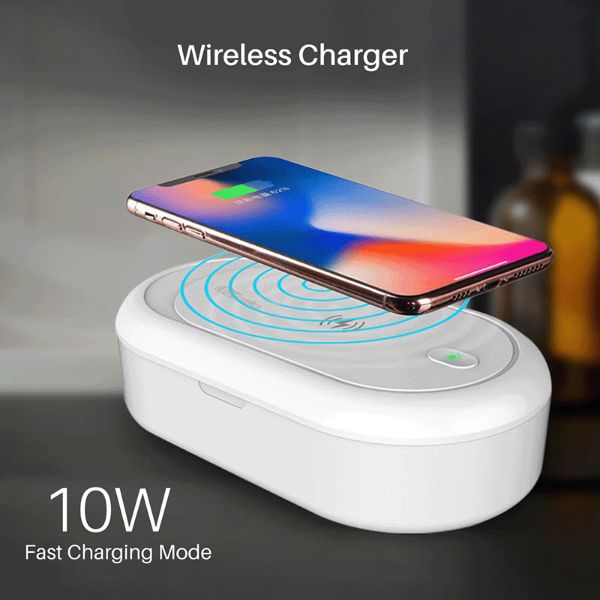 Portronics PuriFi Multifunctional UV Steriliser Box and Wireless Charger